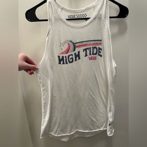 Vans tank top great for summer putting over bathing suits or wearing out